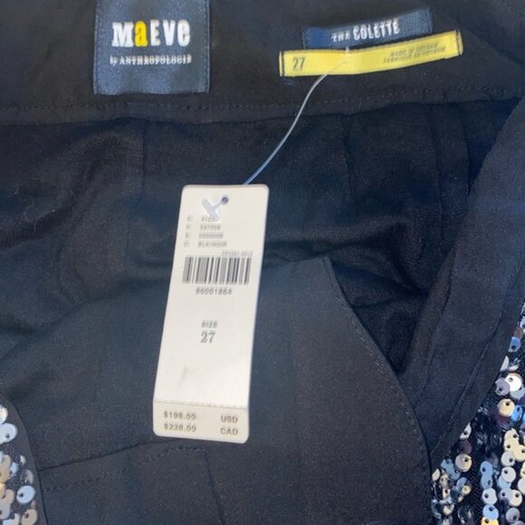 Maeve by anthropology sequenced holiday pants - Picture 3 of 6
